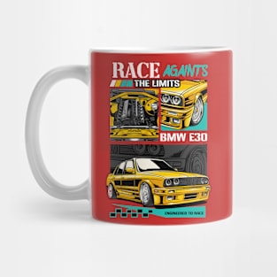 E30 Race Againt The Limits Mug